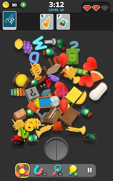Скачать Find 3D - Match 3D Items MOD APK — Все открыто — скриншот 5