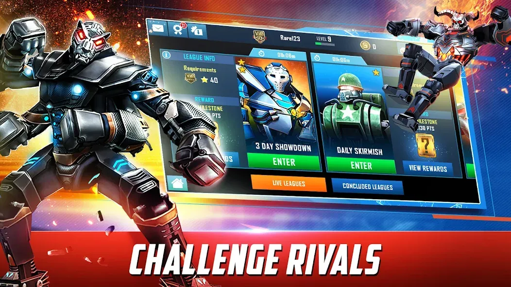 World Robot Boxing MOD APK на Android — Много денег и золота — скриншот 2 World Robot Boxing MOD APK на Android — Много денег и золота — скриншот 2