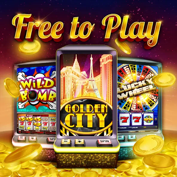 Golden City Casino — Взломанная версия (Бесконечные деньги) — скриншот 1