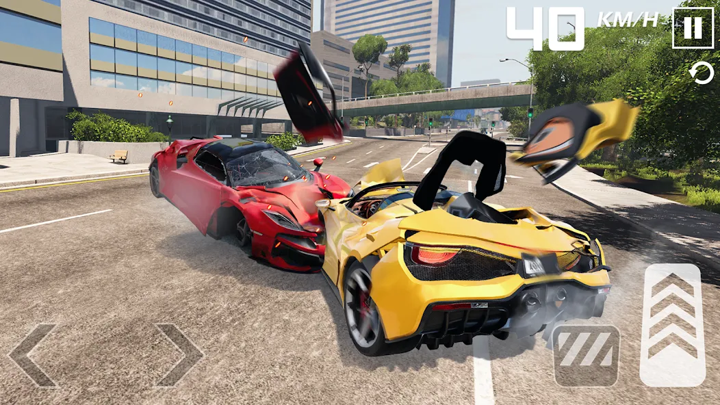 Скачать взломанную Smashing Car Compilation Game — Много денег и разблокированные авто — скриншот 3