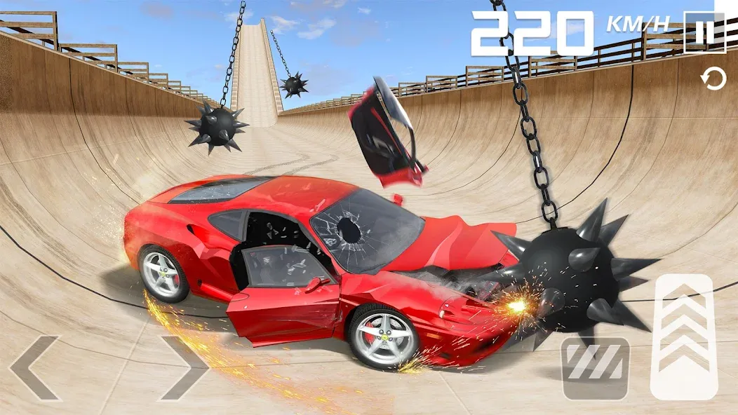 Скачать взломанную Smashing Car Compilation Game — Много денег и разблокированные авто — скриншот 5