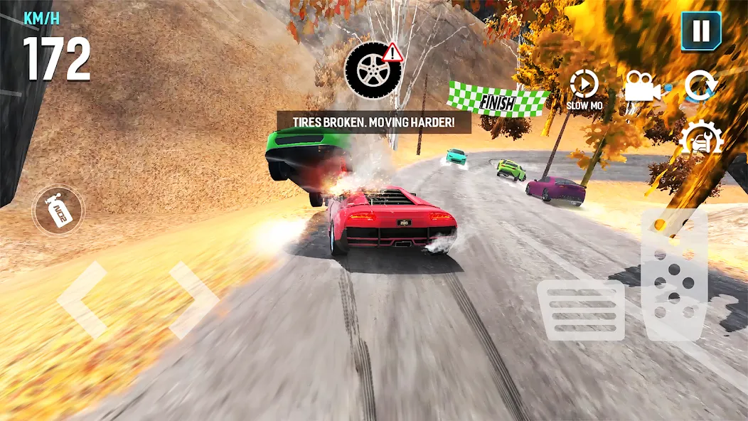Скачать Mega Car Crash Simulator (Мод: Много денег) на Андроид — скриншот 1