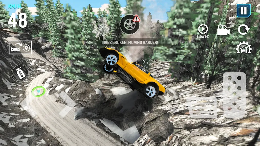 Скачать Mega Car Crash Simulator (Мод: Много денег) на Андроид — скриншот 2