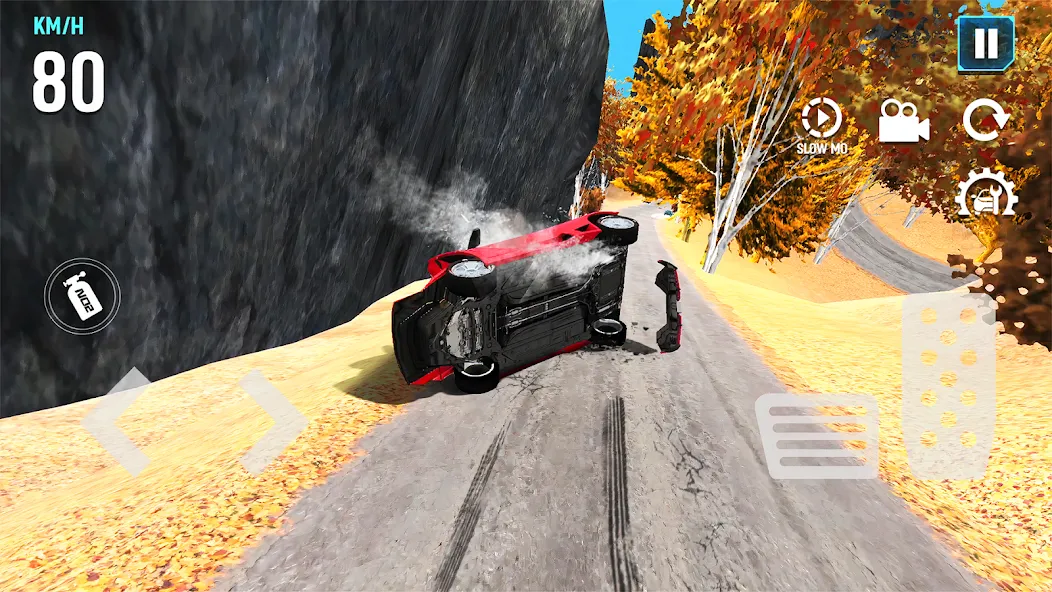 Скачать Mega Car Crash Simulator (Мод: Много денег) на Андроид — скриншот 3