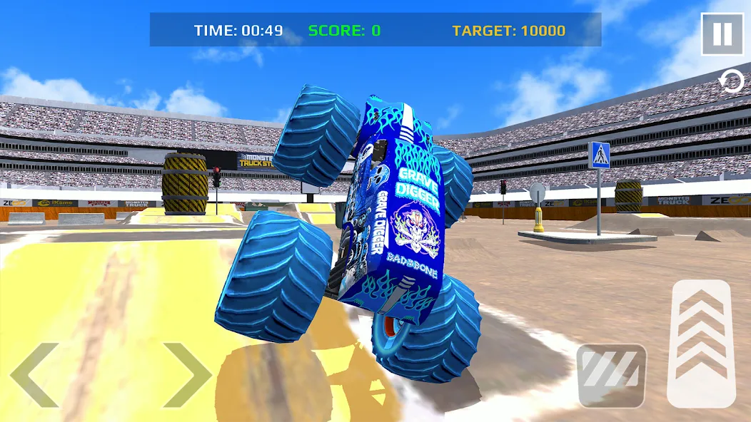 Скачать взлом Car Games: Monster Truck Stunt на Андроид — Много денег — скриншот 3