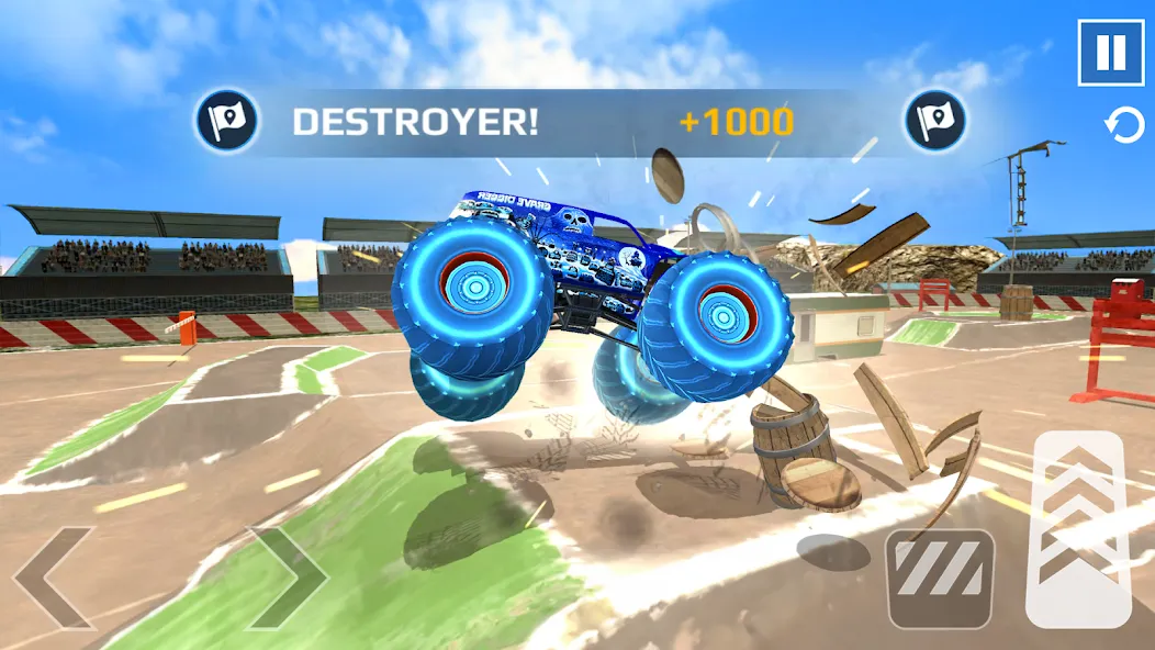 Скачать взлом Car Games: Monster Truck Stunt на Андроид — Много денег — скриншот 4