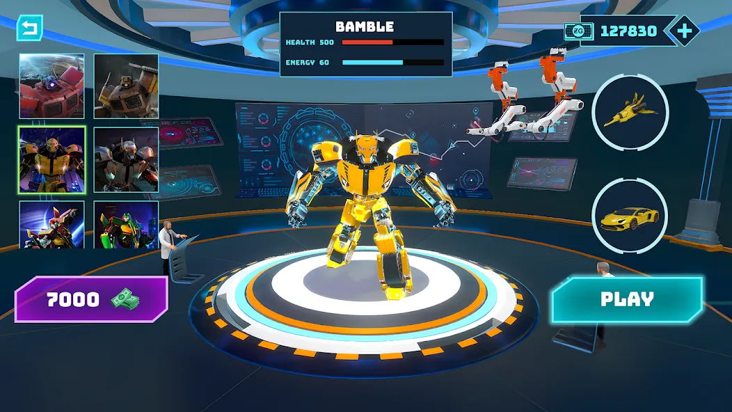 Скачать Robot Game: Transform & Fight на Андроид — Много денег — скриншот 5