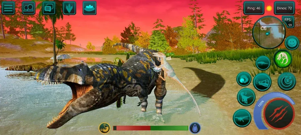 The Cursed Dinosaur Isle: Game на Андроид — Мод Много денег — скриншот 1