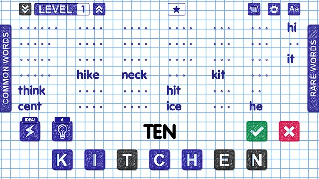 Word Games MOD APK — Много денег и без рекламы — скриншот 3 Word Games MOD APK — Много денег и без рекламы — скриншот 3