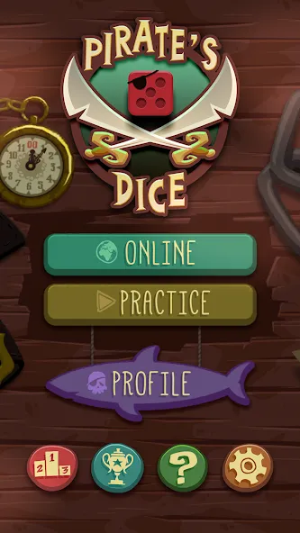 Pirate's Dice — Взломанная версия (Много денег) — скриншот 1