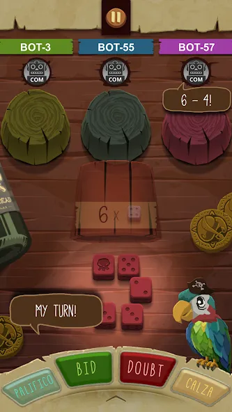 Pirate's Dice — Взломанная версия (Много денег) — скриншот 3
