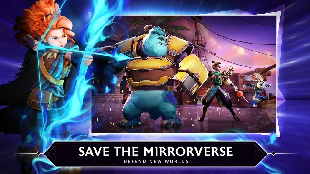 Скачать Disney Mirrorverse на Андроид — Бессмертие и Урон — скриншот 1