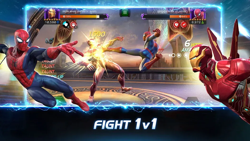 Скачать взлом Marvel Contest of Champions на Андроид — Много денег и бесплатный донат — скриншот 1