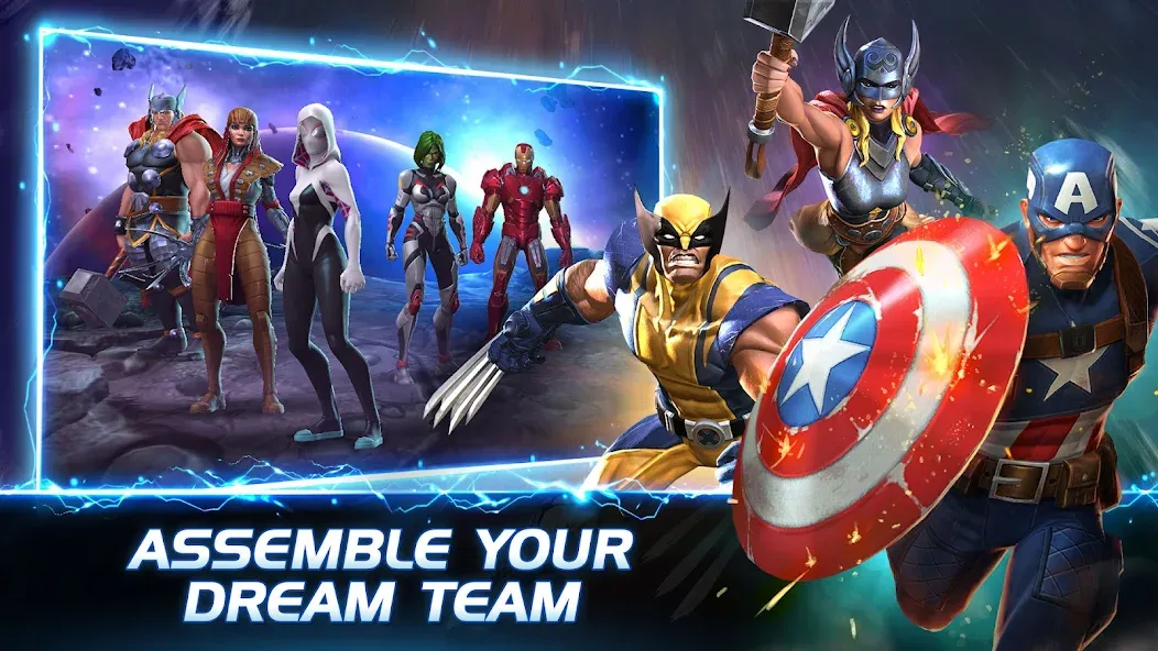 Скачать взлом Marvel Contest of Champions на Андроид — Много денег и бесплатный донат — скриншот 3
