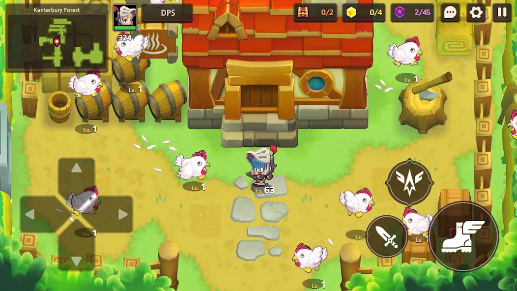 Скачать Guardian Tales MOD APK — Много денег и бессмертие — скриншот 1