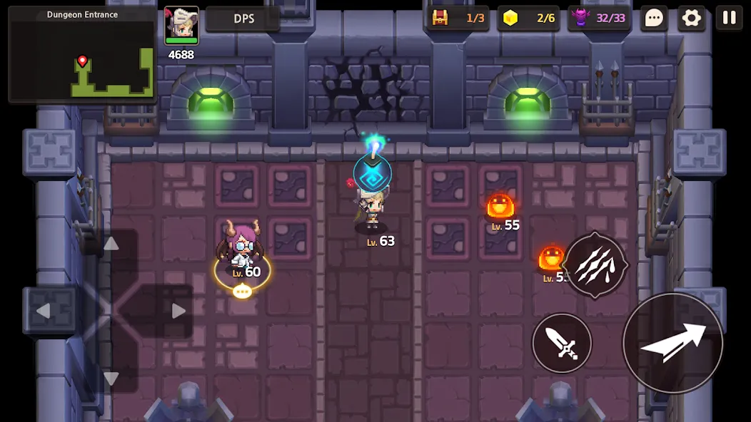 Скачать Guardian Tales MOD APK — Много денег и бессмертие — скриншот 2