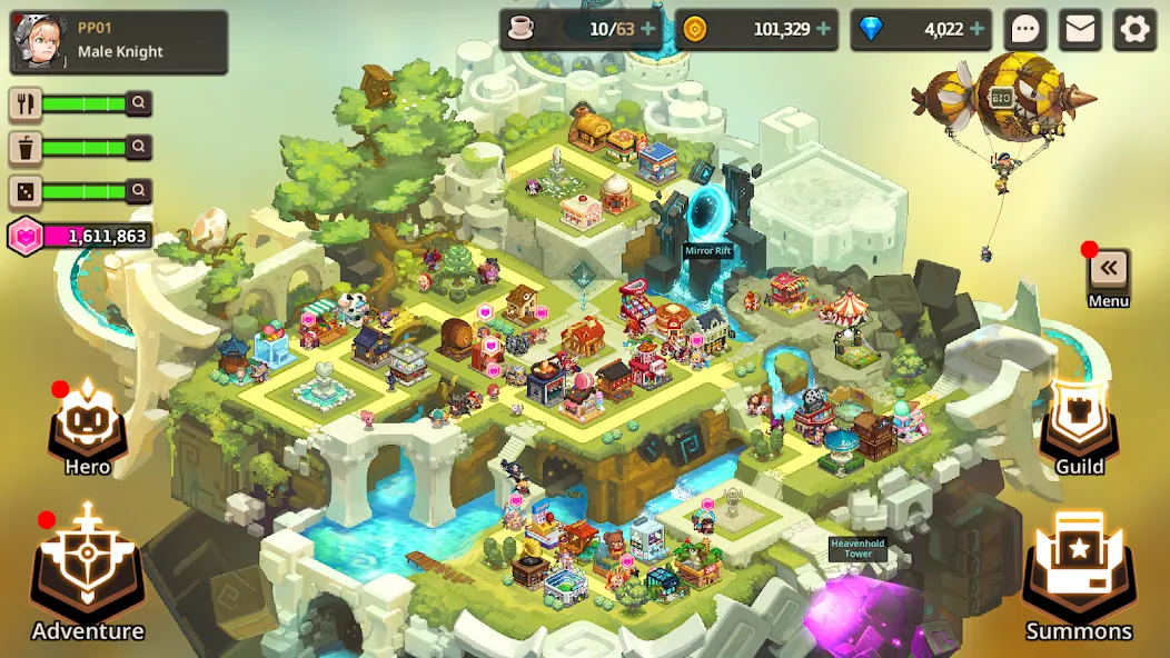 Скачать Guardian Tales MOD APK — Много денег и бессмертие — скриншот 5