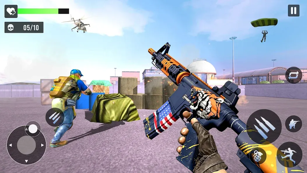 Скачать Gun Games - FPS Shooting Games на Android — Много денег — скриншот 3