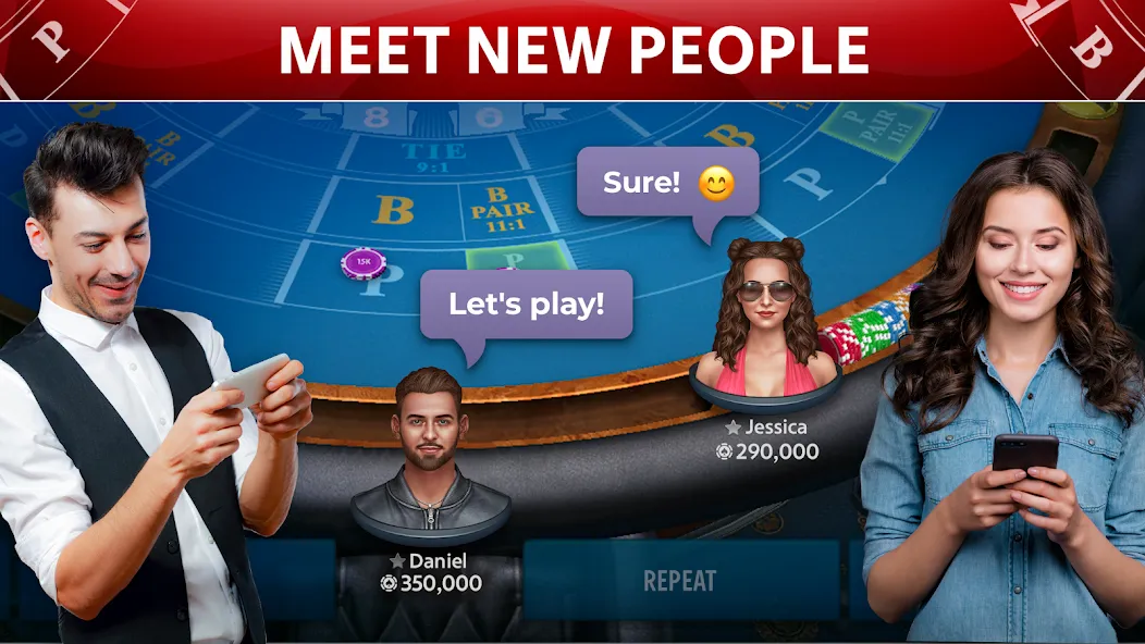Скачать Baccarat Online: Baccarist на телефон — Много денег — скриншот 1 Скачать Baccarat Online: Baccarist на телефон — Много денег — скриншот 1