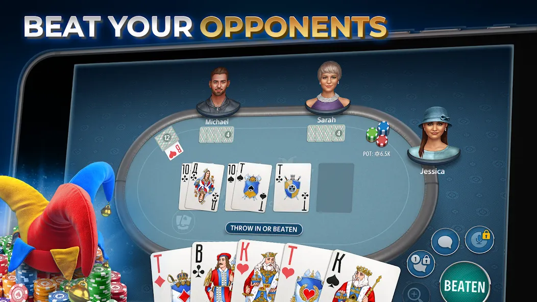 Durak Online by Pokerist на Андроид — Много денег — скриншот 1