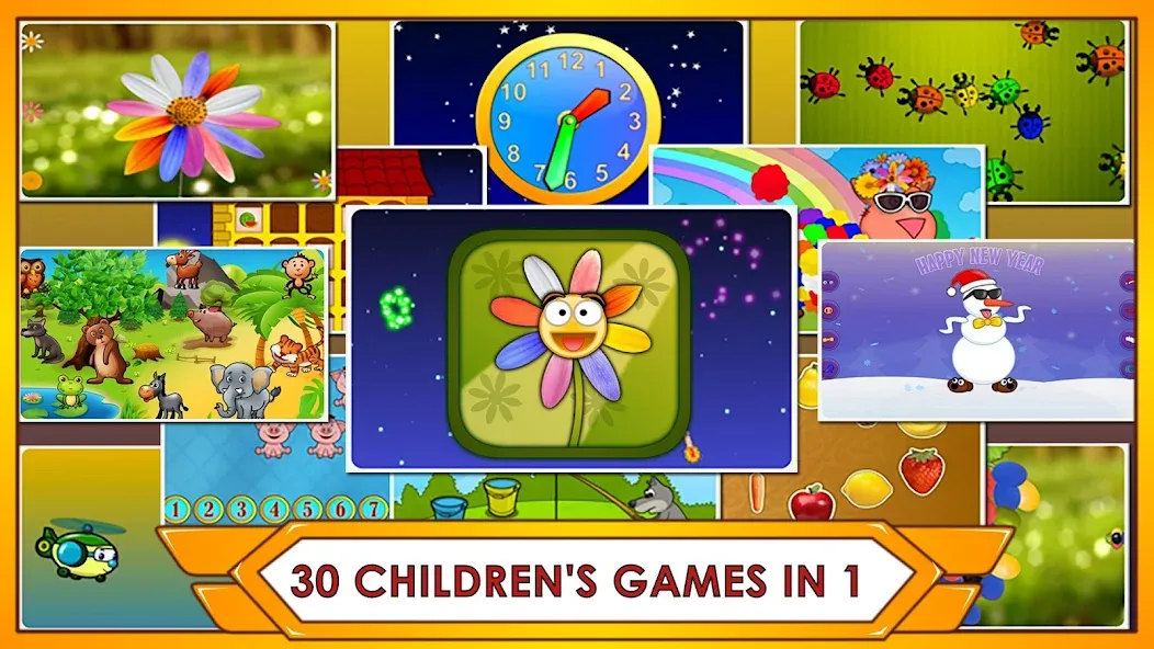 Скачать взлом Super Kids Games Pack на Андроид — Все мини-игры разблокированы — скриншот 1
