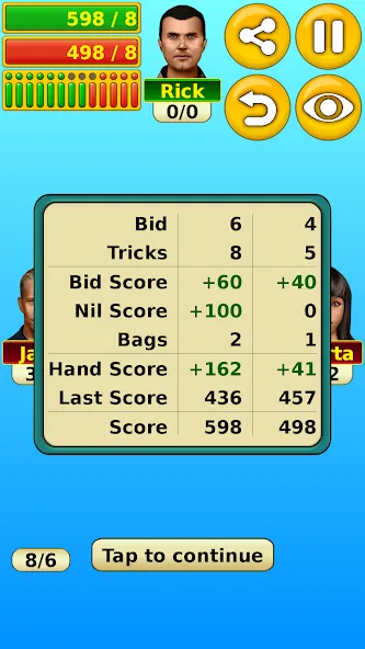 Взломанная Spades на Андроид — Много денег — скриншот 3 Взломанная Spades на Андроид — Много денег — скриншот 3
