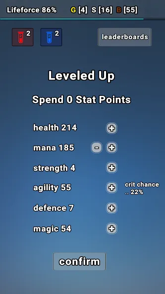 Exp Minima: Relaxing Text RPG Mod APK Много денег и без рекламы — Скачать на Андроид — скриншот 5