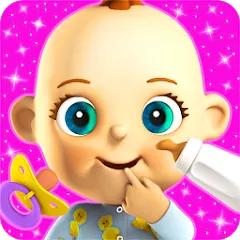 Talking Babsy Baby MOD — Много денег и всё открыто на Андроид