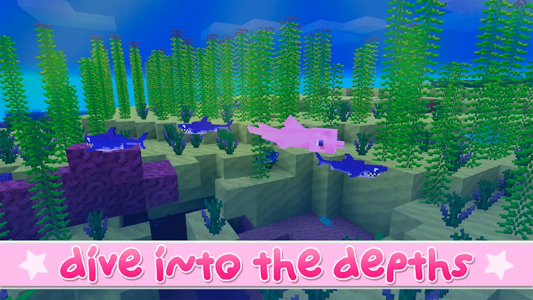 Скачать Kawaii World - Craft and Build с модом — Все разблокировано — скриншот 5