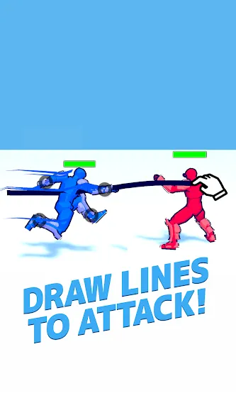 Скачать Draw Action: Freestyle Fight MOD APK — Много денег — скриншот 1