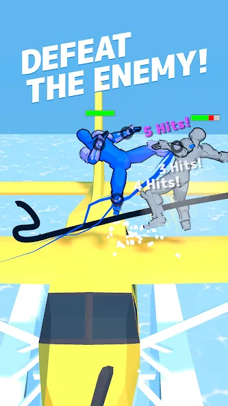 Скачать Draw Action: Freestyle Fight MOD APK — Много денег — скриншот 2