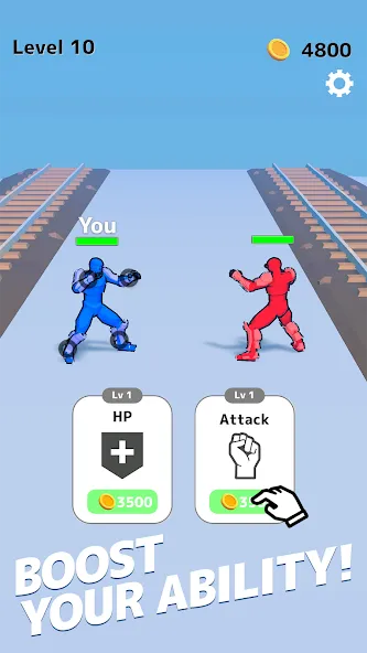 Скачать Draw Action: Freestyle Fight MOD APK — Много денег — скриншот 4