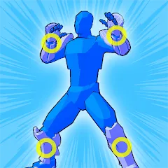 Скачать Draw Action: Freestyle Fight MOD APK — Много денег
