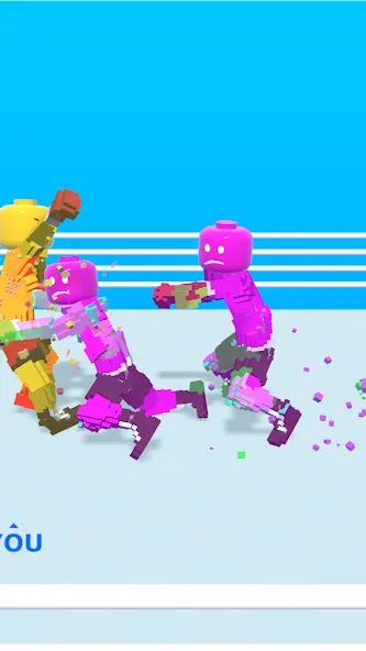 Block Fighter: Boxing Battle на Андроид — Мод Много денег — скриншот 3 Block Fighter: Boxing Battle на Андроид — Мод Много денег — скриншот 3