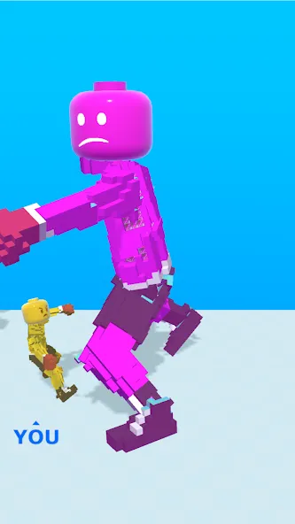 Block Fighter: Boxing Battle на Андроид — Мод Много денег — скриншот 4 Block Fighter: Boxing Battle на Андроид — Мод Много денег — скриншот 4