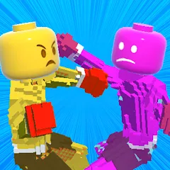 Block Fighter: Boxing Battle на Андроид — Мод Много денег