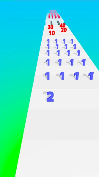 Скачать Number Master: Run and merge на телефон — Много денег — скриншот 1