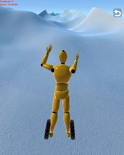 Взлом Mannequin Downhill — Много денег — скриншот 1