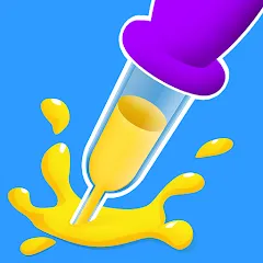 Paint Dropper: draw puzzle на Андроид — Мод Все уровни открыты