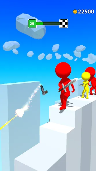 Взлом Gun Sprint — Много денег — скриншот 2