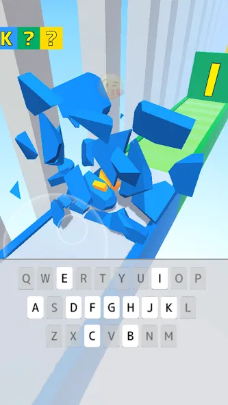 Взломанная Type Spin: alphabet run game на Андроид — Все открыто — скриншот 4