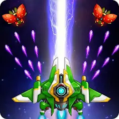 Galaxy Attack - space shooting MOD APK на Android — Много денег и кристаллов