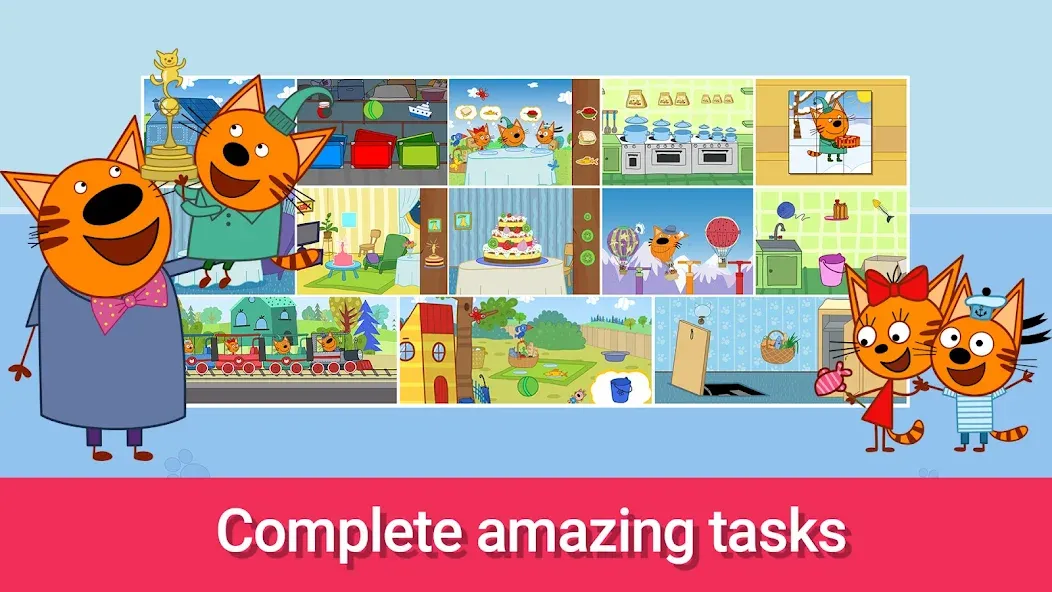 Kid-E-Cats: Mini Games Mod APK Все открыто — Скачать на Андроид — скриншот 1