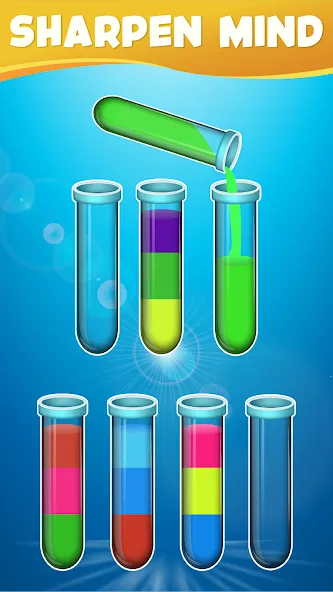 Water Sort Color Sorting games Mod APK Много денег — Скачать на Андроид — скриншот 1 Water Sort Color Sorting games Mod APK Много денег — Скачать на Андроид — скриншот 1