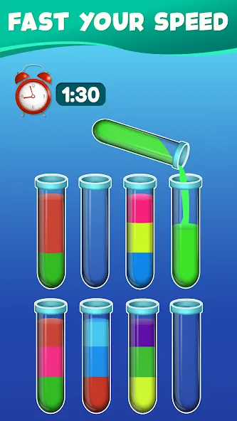 Water Sort Color Sorting games Mod APK Много денег — Скачать на Андроид — скриншот 4 Water Sort Color Sorting games Mod APK Много денег — Скачать на Андроид — скриншот 4