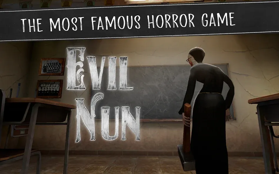 Evil Nun: Horror at School — Много денег и бессмертие — скриншот 1
