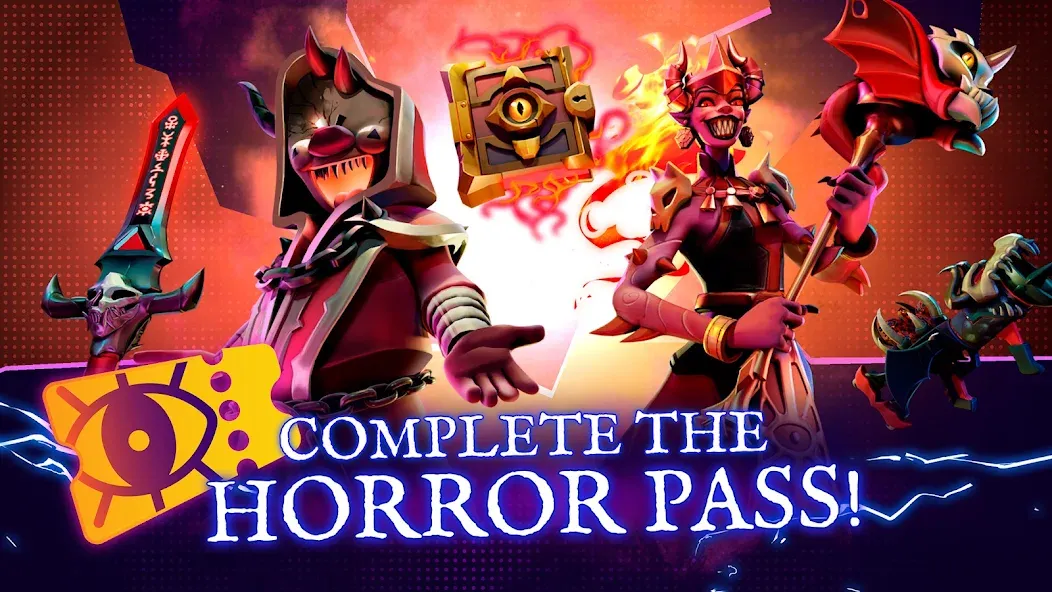 Horror Brawl на Андроид — Много денег и бессмертие — скриншот 5