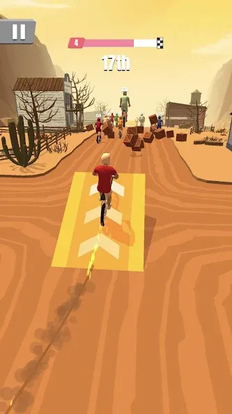 Bike Rush MOD APK на Android — Много денег и без рекламы — скриншот 1