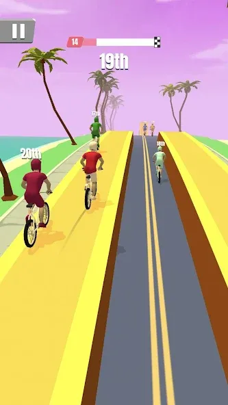 Bike Rush MOD APK на Android — Много денег и без рекламы — скриншот 2