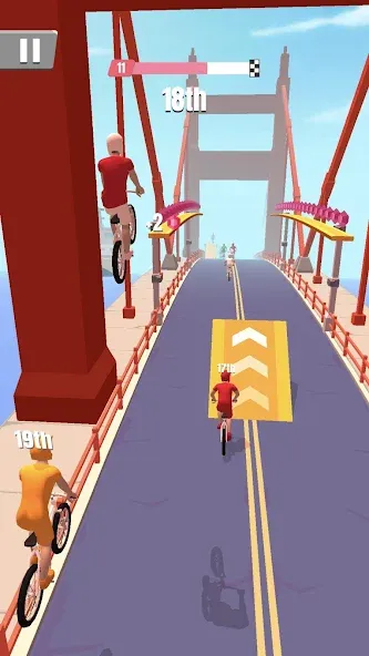 Bike Rush MOD APK на Android — Много денег и без рекламы — скриншот 4